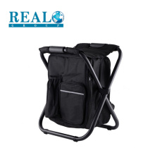 Most popular wholesale cheap used metal folding chairs portable stool with cooler bag